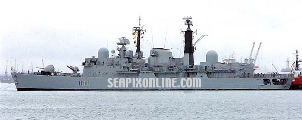 HMS Glasgow ID 1184